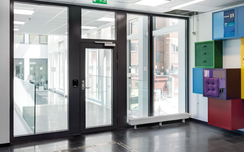 GLAS DOR - fire rated glazed steel profile system from Profab Access